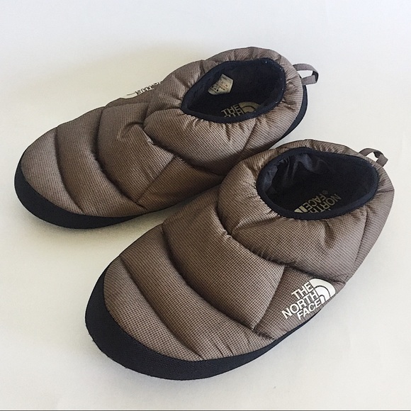 tent mule slippers